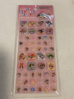 ドロップブロックシール　タイルシール　パワーパフガールズ