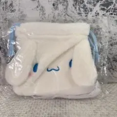 シナモン シナモロール サンリオ　大好きなお友達といっしょ 巾着　ポーチ