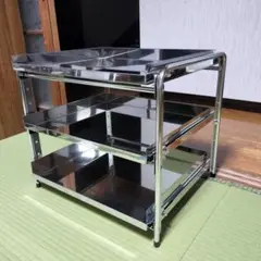 【川口工器】シンク下スライドラック3段　50センチ幅