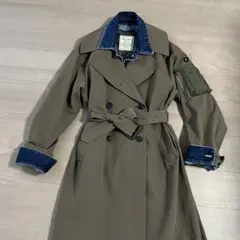 トレンチコート2way（Gジャン重ね着風）