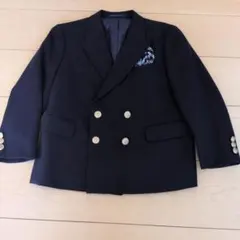 男の子　120cm　スーツ　ジャケットのみ　ネイビー　紺色