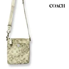 COACH コーチ ハート ショルダーバッグ シグネチャー 人気 可愛い