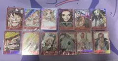 ワンピースカード10枚まとめ売り FILM RED ゾロ ロビン シャンクス 等 