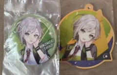 セガラッキーくじ　プロセカ　日野森志歩　アクリルキーホルダー　缶バッジセット