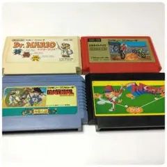 【動作確認済み】ファミコンソフト 4本セット