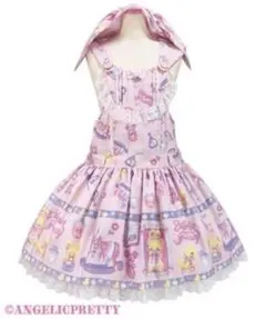 Angelicpretty もこもこTOYSサロペット 生成り - メルカリ