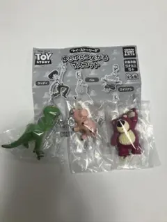 トイ・ストーリー3 ゆらゆらつながるマスコット ガチャ　レックス　ハム　ロッツォ