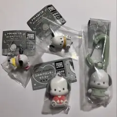 ポチャッコ カラフルカラビナマスコットチャームなどカプセルトイ計4種 サンリオ