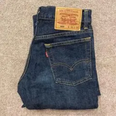 【SB255】 Levi's 553 ストレートパンツ 24インチ ブルー 濃紺
