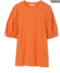 【新品未開封】earth　パフスリーブプルオーバー　オレンジ