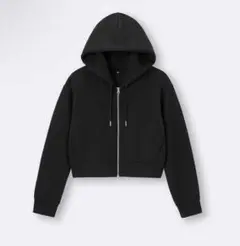 【新品未使用】【タグ付き】GU WOMEN ダブルフェイス フルジップパーカ Mのサムネイル