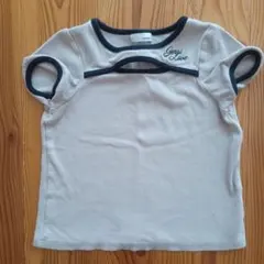 JENNI Love カットアウトTシャツ ベージュ
