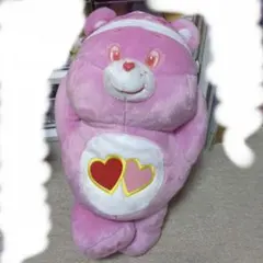 ケアベア　すやすやBIGぬいぐるみ　ラブアロットベア　ピンク