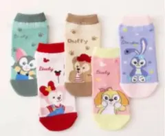 ダッフィー靴下 5足セット