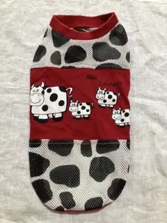［NICE DOG］メッシュタンクトップ ︎⭐︎牛柄⭐︎　犬服 / D M号