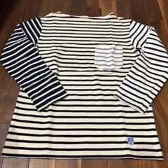 ORCIVAL×BEAMS 別注クレイジーボートネックカットソー　USEDのサムネイル