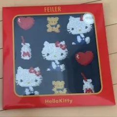 新品 ハローキティ フェイラー シュニール織ハンカチ - メルカリ