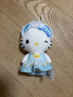 ハローキティ 水色ドレス ぬいぐるみ - メルカリ
