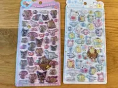 日焼けキティ　サンリオ　ボンボン　ドロップシール　うるちゅるポップシール