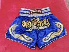 TWINS ボクシングパンツ 青　ムエタイのサムネイル