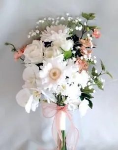 あこ様専用　[月末特別Sale]　ブートニア付き　新品未使用　ウェディンブーケ