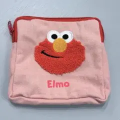 セサミストリート もこもこポーチ3 エルモ