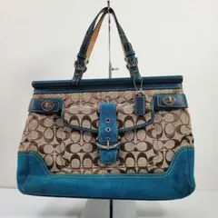 COACH　コーチ　ハンドバック　6876 ターンロック　ソーホー　スエード