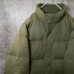 OLD STUSSY Authentic Gear 短丈ダウン M オリーブ