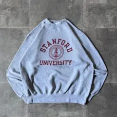 00s Champion スウェット カレッジロゴ グレー XL A382