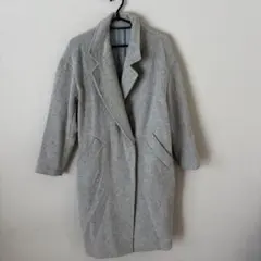 GREEN LABEL RELAXING グレー　ウール　チェスターコート　36