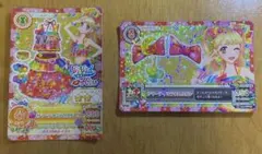 アイカツカード　ヴィヴィッドキス　サマーデイミラクルコーデ　神崎美月　夏樹みくる
