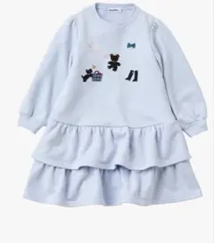 ファミリア　ワンピース　120 水色