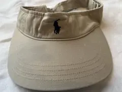 ポロゴルフ polo golf サンバイザー キャップ リボン 帽子 ロゴ刺繍