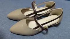 レディース　パンプス　フラットシューズ
