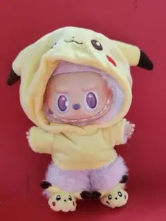 Labubu ラブブ 洋服 ぬいぐるみ用 コスチューム♡ピカチュウ