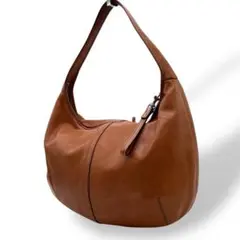 COACH ショルダー ハンドバッグ レザー レッド 茶 9227 ホーボー