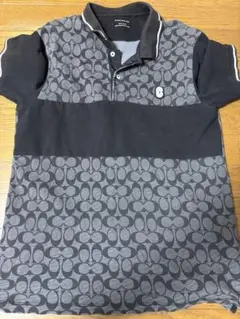 COACH シグネチャー ポロシャツ ブラック Mのサムネイル
