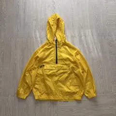 SUMMER’00 GAP 黄アノラック ハーフジップ キッズL-XL