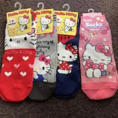 ハローキティ ソックス 4足セット 23-25cm
