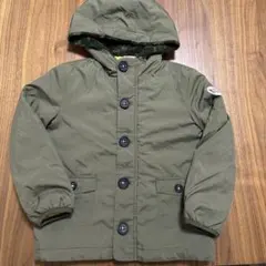 キッズ アウター コート 120cm 迷彩 カーキ