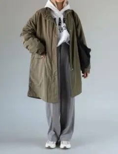 新品タグ付き☆andMe…3wayキルティングジャケット＆モッズコーㇳ