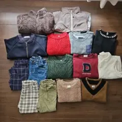 子ども服まとめ売り 90cm 男の子 裏起毛