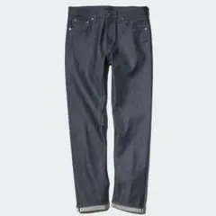 ユニクロ スリムフィットジーンズ セルビッジ ネイビー 30 76cm
