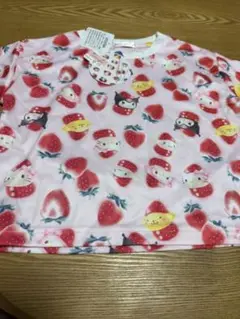 新品　サンリオ　いちご柄　Tシャツ　100 吸水速乾