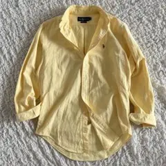 美品　ラルフローレン　オーバーサイズ　ポニー刺繡　オックスフォード　ゆったり