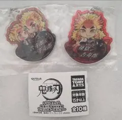 鬼滅の刃 ぴた！ でぃふぉめ 無限列車編 アクリル キーホルダー 煉獄杏寿郎