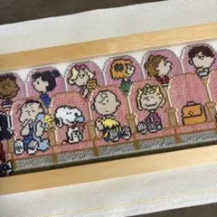 ホビーラホビーレクロスステッチ PEANUTS THEATER 完成品 - メルカリ