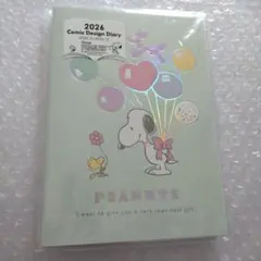 新品　スヌーピー　スケジュール帳　コミックデザイン風ダイアリー