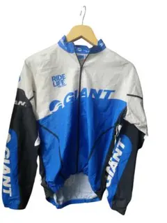 【GIANT】ジャイアント サイクル ウインドブレーカー ジャケット ブルー Lのサムネイル