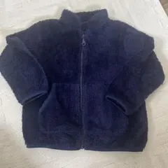 ネイビー フリースジャケット100cm